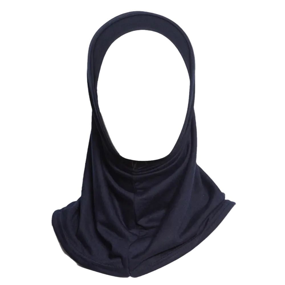 2pc Cotton Hijab - Navy