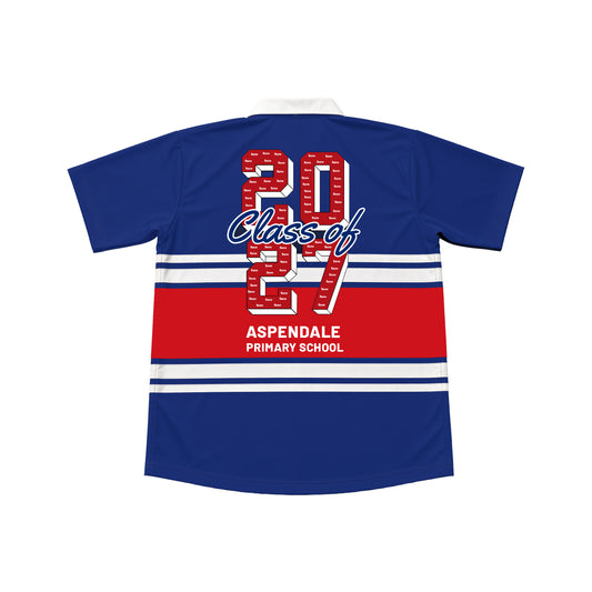 Short Sleeve Sublimated Polo Aspendale PS Grade 6