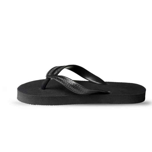 Non Slip Thongs Black