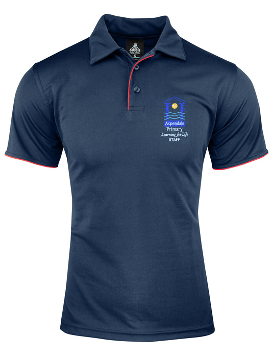 Aspendale PS - Staff Short Sleeve Polo (Mens)