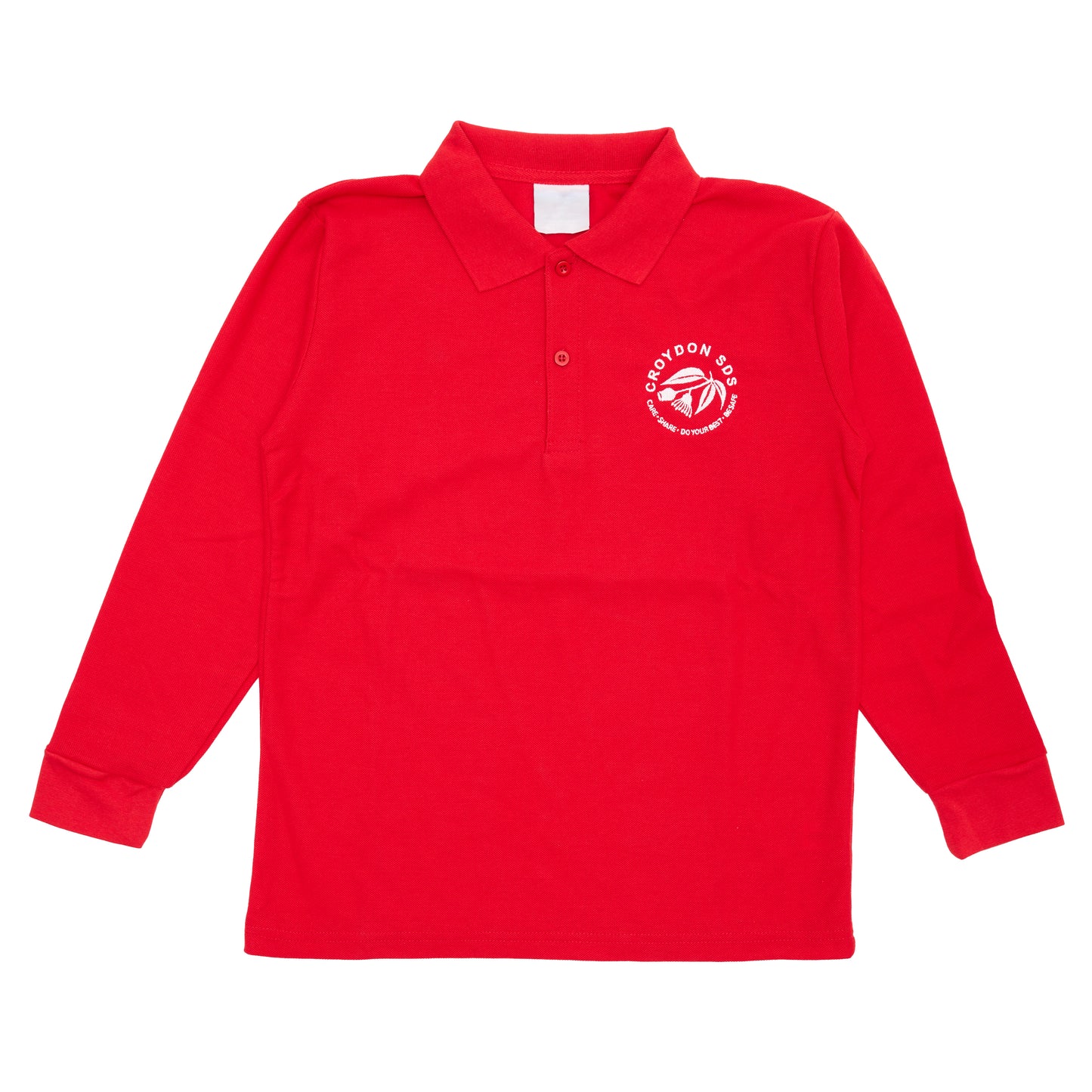 Croydon SDS Long Sleeve Polo - Red