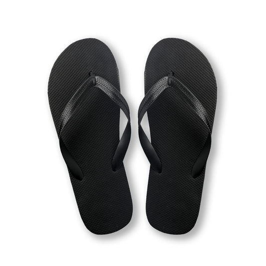 Non Slip Thongs Black