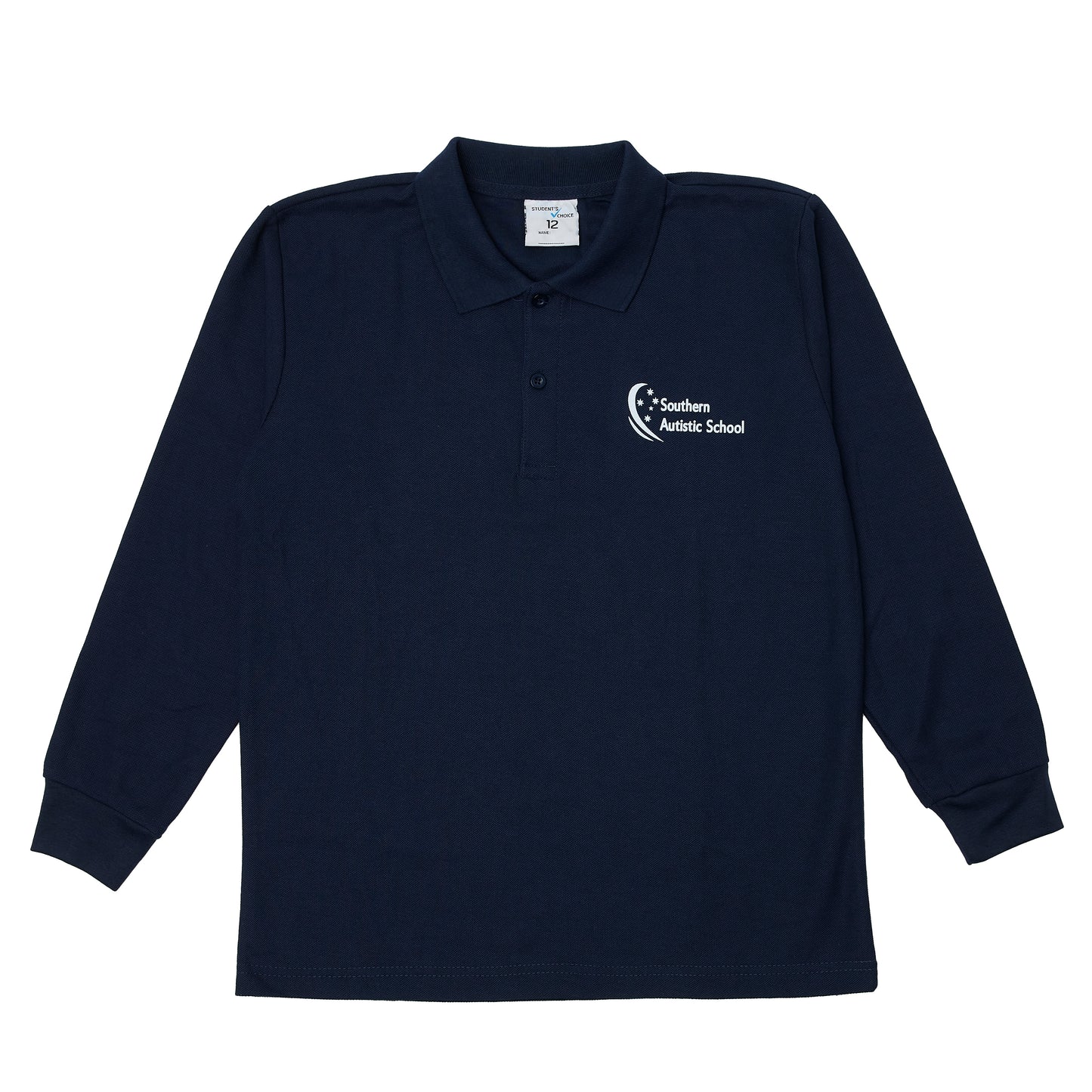 Southern Autistic School Long Sleeve Polo - Navy  (Seniors)