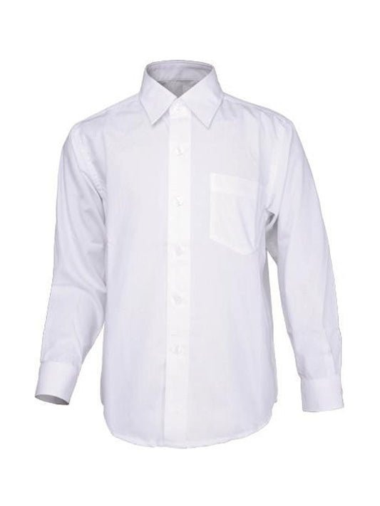 Long Sleeve Girls Blouse - White