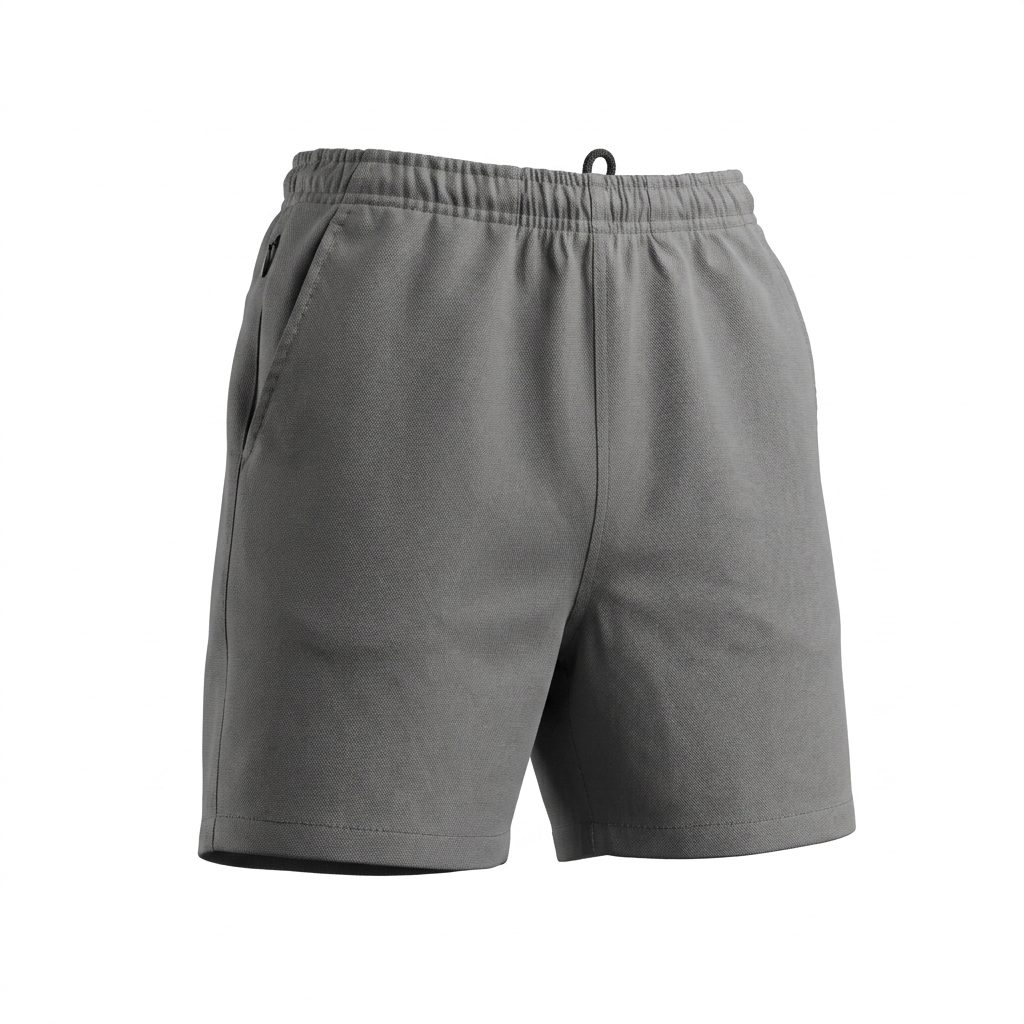 Gaberdine Short Grey
