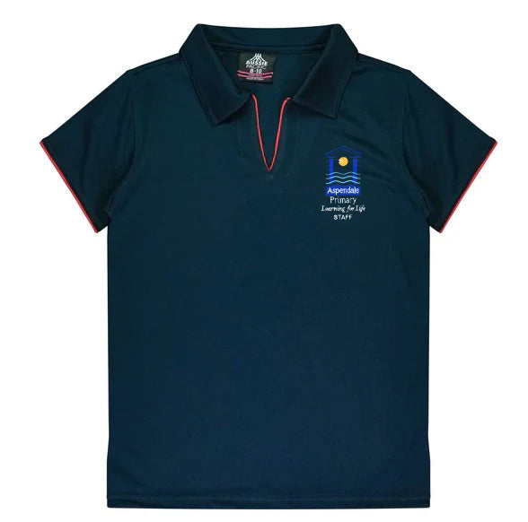 Aspendale PS - Staff Short Sleeve Polo (Ladies)