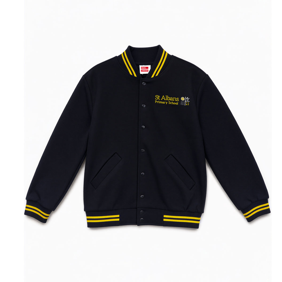 Bomber Jacket Black/ Gold St Albans PS