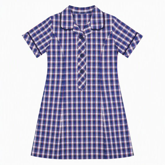 Summer Dress - Red/ Royal/ White Check