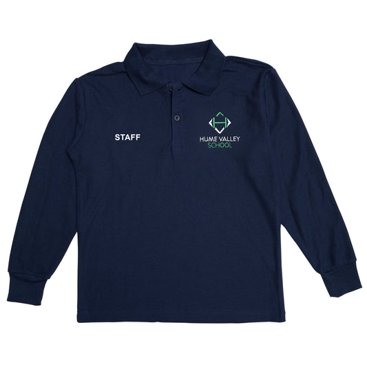 Hume Valley School - Staff Long Sleeve Polo