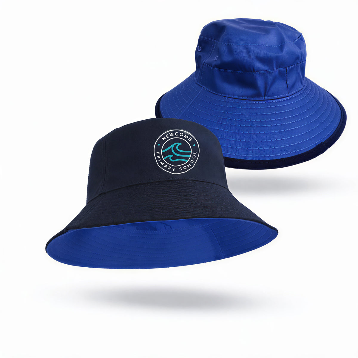 Bucket Hat Reversible Navy/Royal Newcomb PS