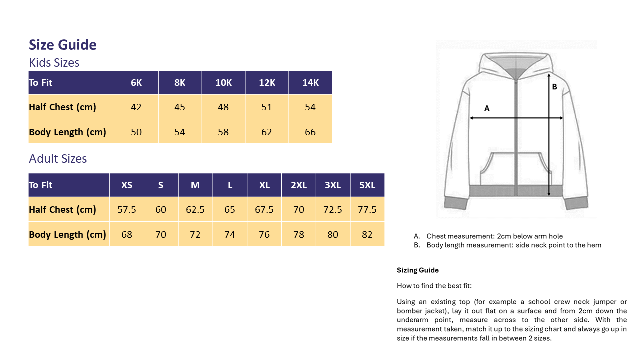 2026 VSSS Zip-Up Hoodie Jacket - ORDER NOW!