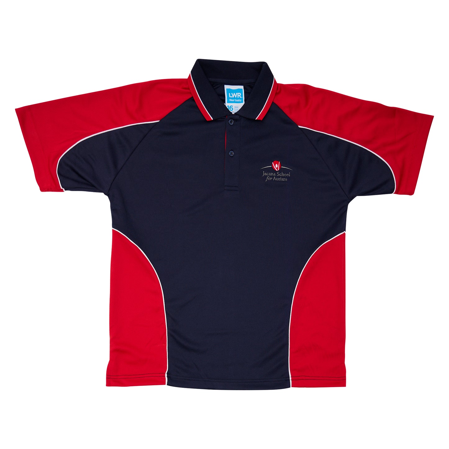Jacana School Short Sleeve Contrast Mesh Polo (Limited Stock)